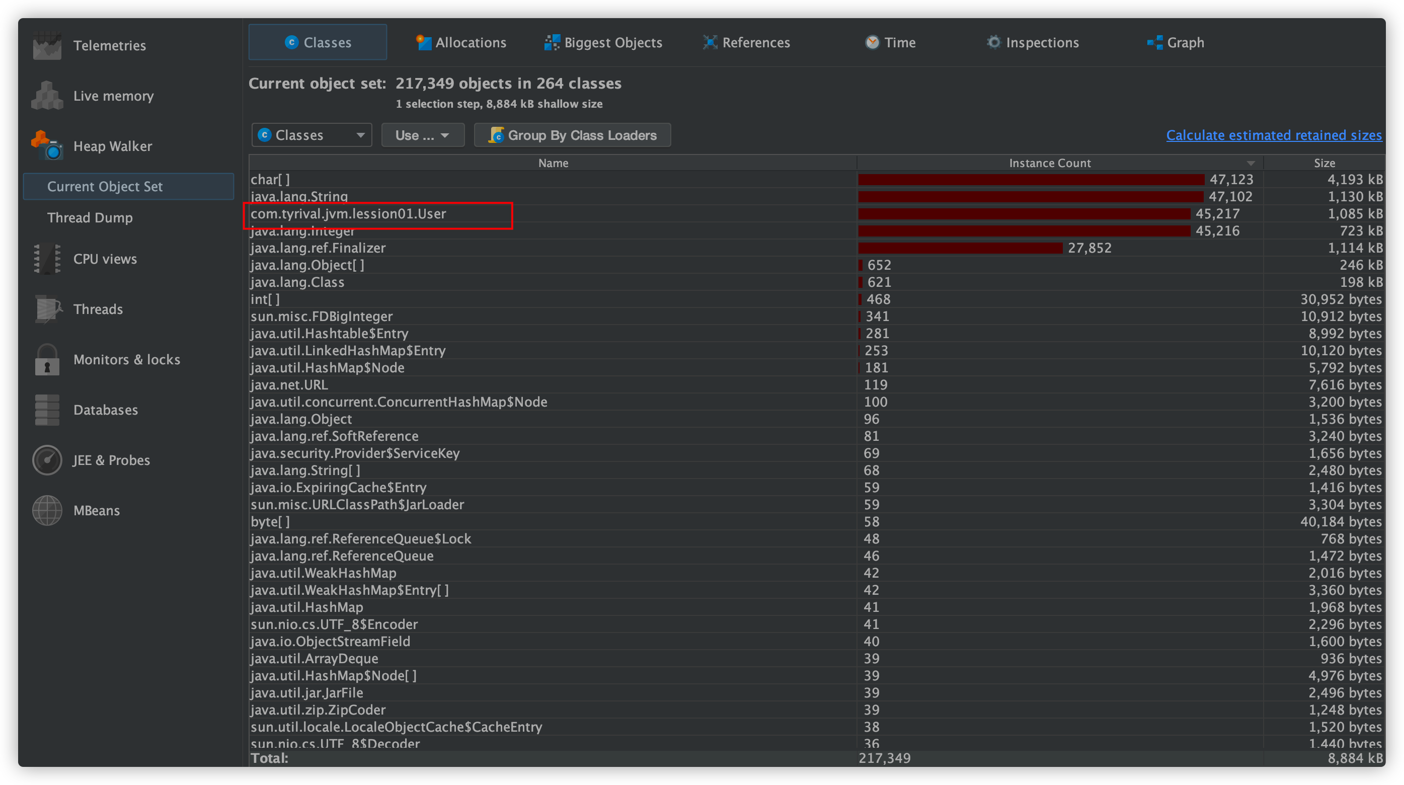 jprofiler-analyse-dump